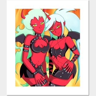 Scanty & Kneesocks - Panty & Stocking Posters and Art